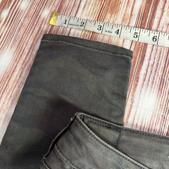 American Eagle JEGGING Womens Size 2 Army Camo Low Rise Jeans Denim Pants 27x29 - Picture 7 of 10